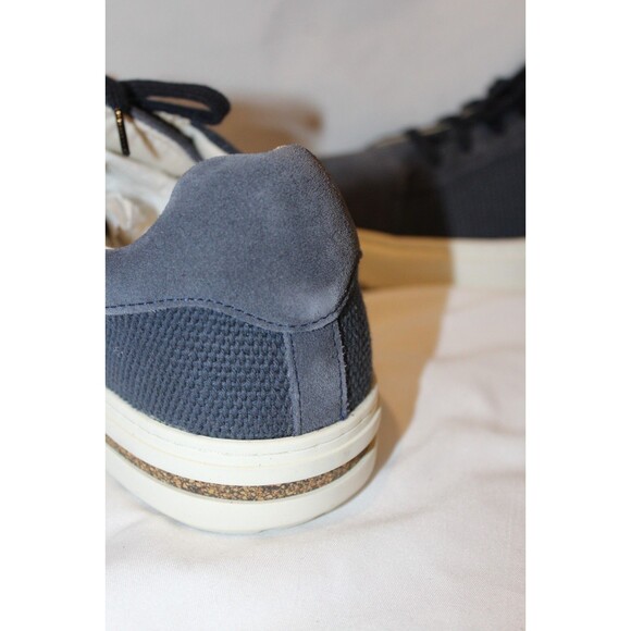 NIB Birkenstock Unisex Suede Bend Sneakers MID BLUE EU 42 M 9 W 11 NIB NARROW - Picture 5 of 6